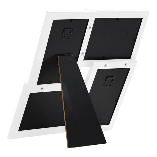 Collage Photo Frame For 4x(10x15 Cm) Picture White Mdf Ttxiix64038589402498113
