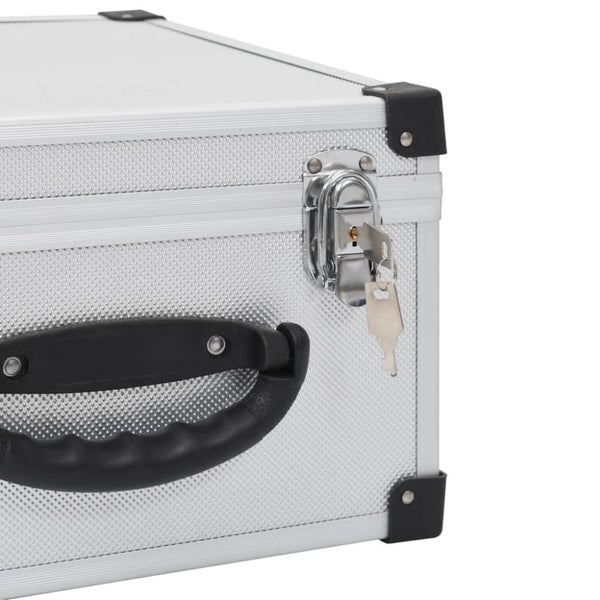 Cd Case for 40 Cds Aluminium Abs Silver Konpn Carousel 2