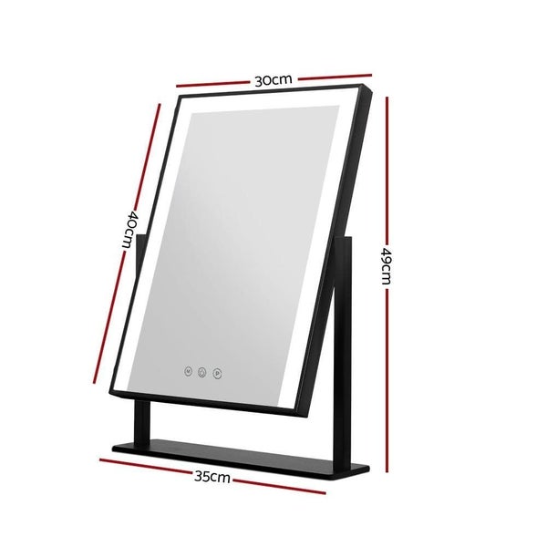 Embellir Hollywood Makeup Mirror with Light Led Strip Standing Tabletop Vanity63039328429571111