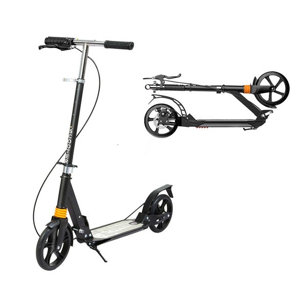 Adult Commuter Foldable Scooter Black Carousel 1