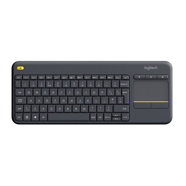 Logitech K400 Plus Wireless Keyboard with Touch Pad Black Carousel 1