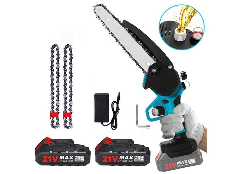 Mini Chainsaw, Portable Cordless Power Chain Saws Carousel 1