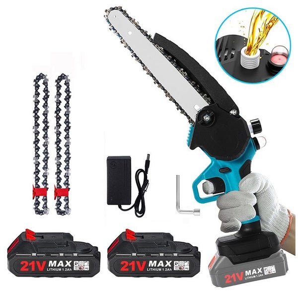 Mini Chainsaw, Portable Cordless Power Chain Saws Carousel 9