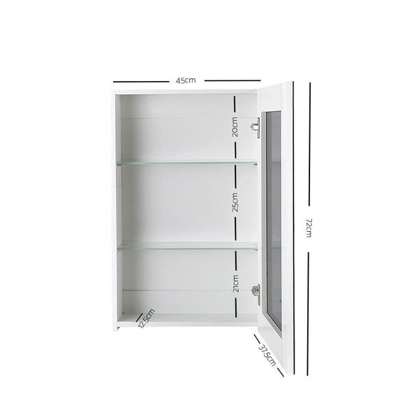 Cefito Bathroom Vanity Mirror with Storage Cavinet - White63039328299523111