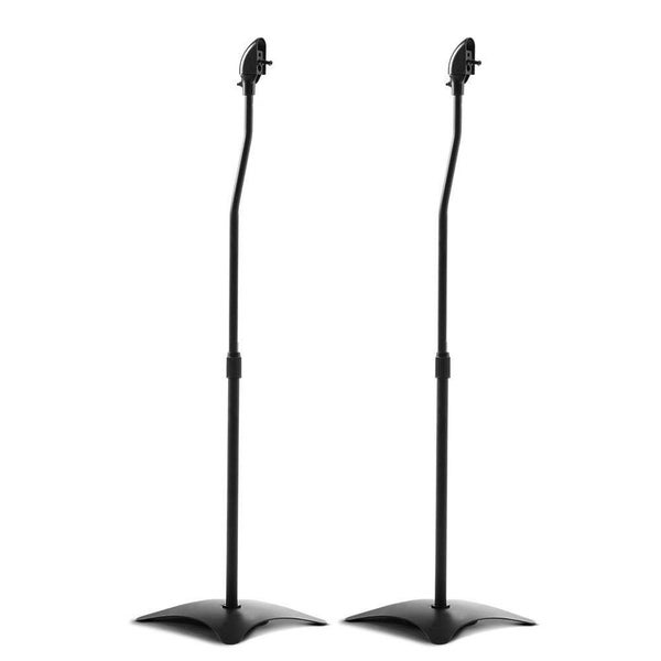 Set of 2 112cm Surround Sound Speaker Stand - Black630393283392031129