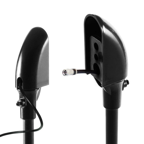 Set of 2 112cm Surround Sound Speaker Stand - Black63039328339203112