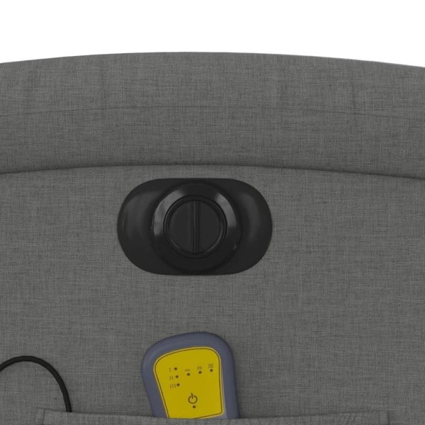 Electric Massage Recliner Chair Dark Grey Fabric Txbpaxp Carousel 2