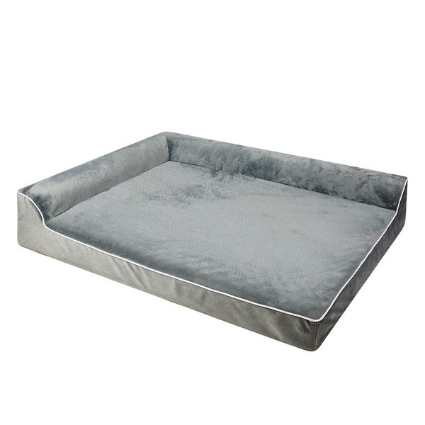 Orthopedic Dog Bed L Grey Carousel 1