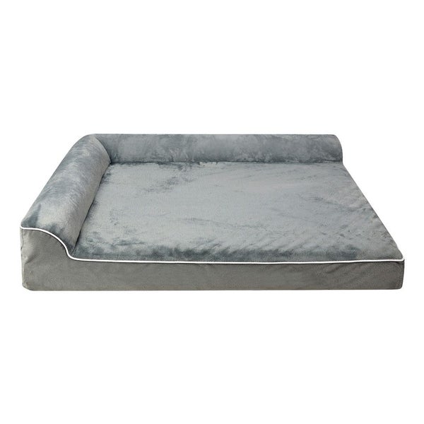 Orthopedic Dog Bed L Grey Carousel 2