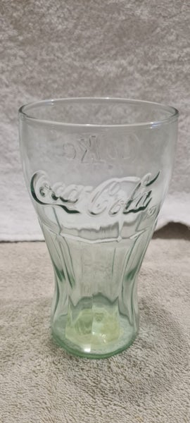 Coke / Coca-Cola Glass Light Green Carousel 1