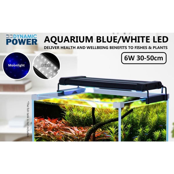 Dynamic Power 6w Aquarium Blue White Led Light for Tank 30-50cm Carousel 2