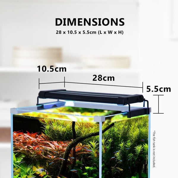 Dynamic Power 6w Aquarium Blue White Led Light for Tank 30-50cm Carousel 10