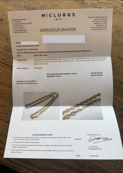 9ct yellow gold. Carousel 2