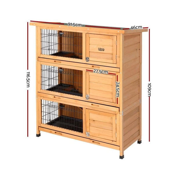 High-quality Waterproof and Anti-termite Pet Rabbit Hutch Carousel 2