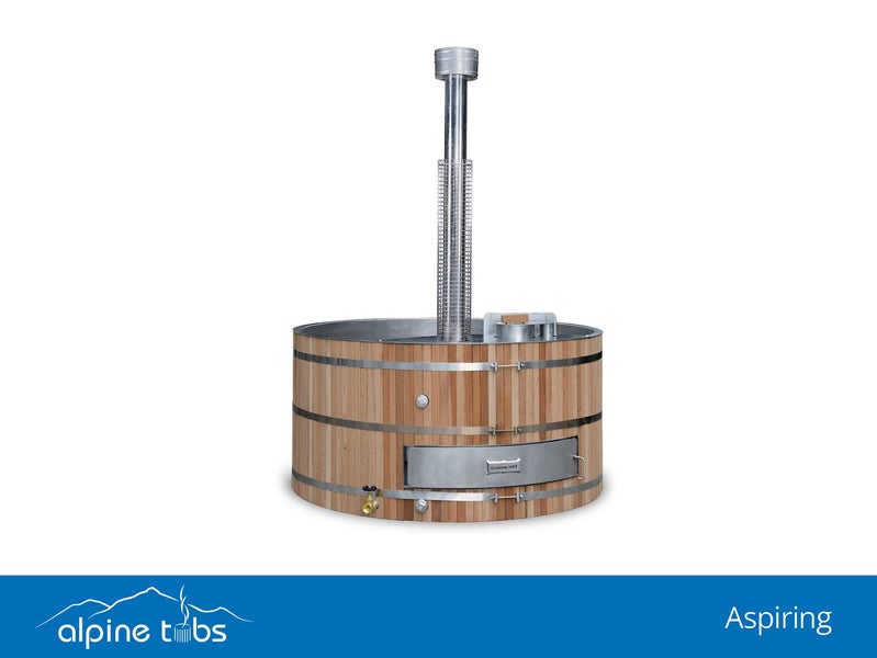 NEW: ASPIRING WOOD FIRED 6 SEATER HOT TUB - ALPINE TUBS Carousel 2