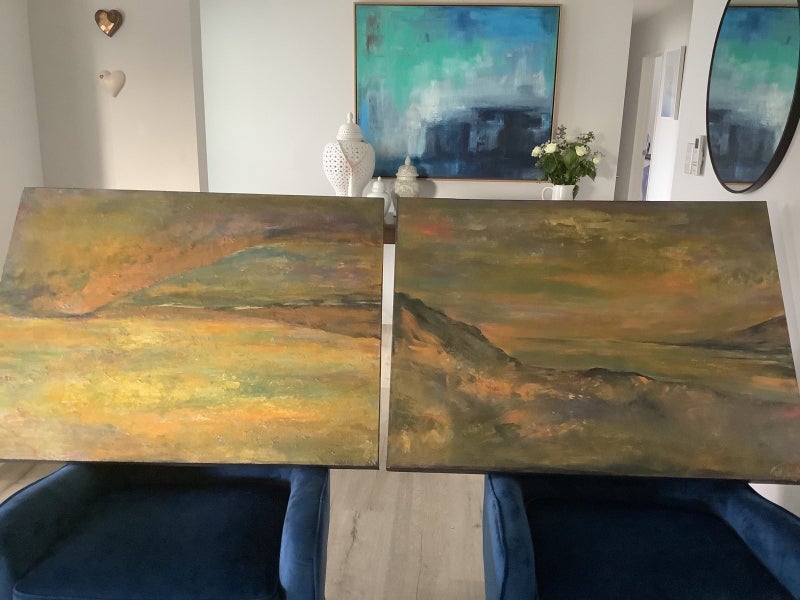 Original arcrylic paintings Carousel 1