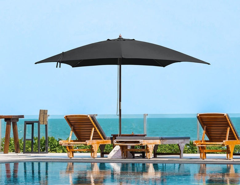 Nile 3.5m Sunbrella Square Market Umbrella Carousel 1