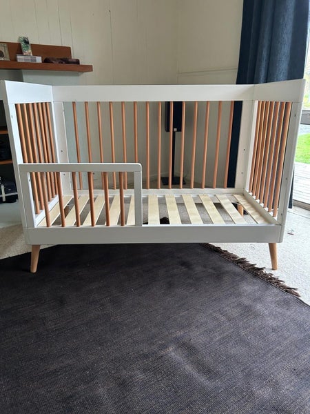 Obaby Maya Cot Bed - White and Natural, in excellent condition. Carousel 2