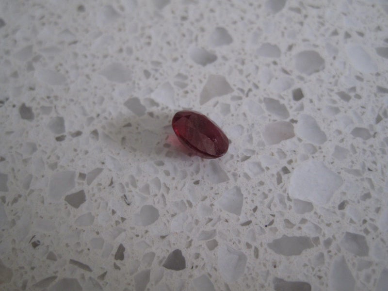 Certified Earth mined Natural Treated Ruby Gemstone, Oval Cut, 9 x 7 x 4.4mm Carousel 7