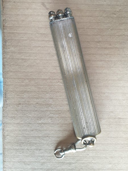 Cased Triple Propelling Pencil Set : Chatelaine Hook : Spare Leads in own case Carousel 2