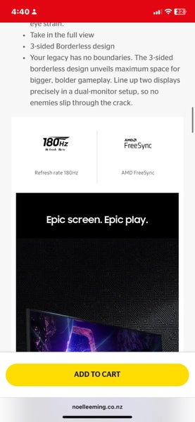 Gaming monitor Carousel 10