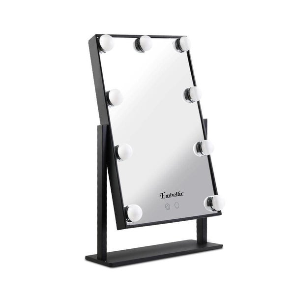 Embellir Led Standing Makeup Mirror - Black63863025752067110