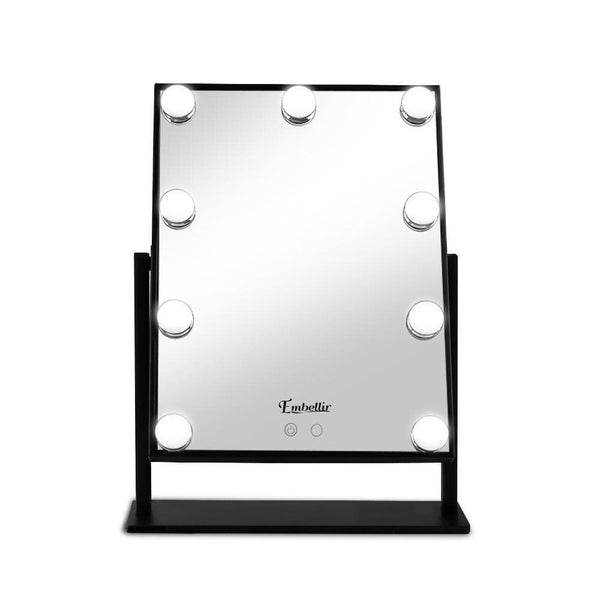 Embellir Led Standing Makeup Mirror - Black63863025752067112