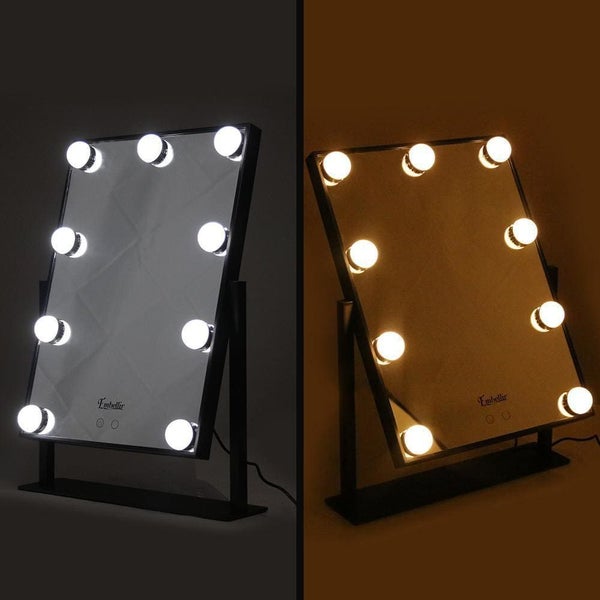 Embellir Led Standing Makeup Mirror - Black63863025752067114