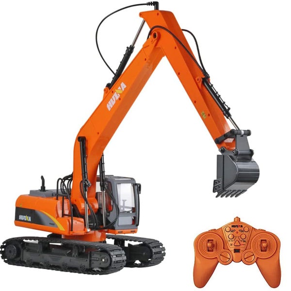 1/14 15Ch Rc Alloy Long Arm Excavator Construction Engineering Vehicle Toy Carousel 1
