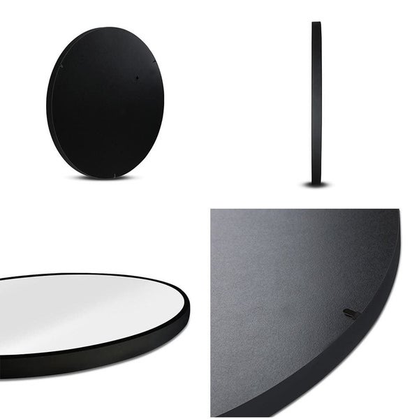 Embellir Round Wall Mirror 50cm Makeup Bathroom Mirror Frameless63039328384257112