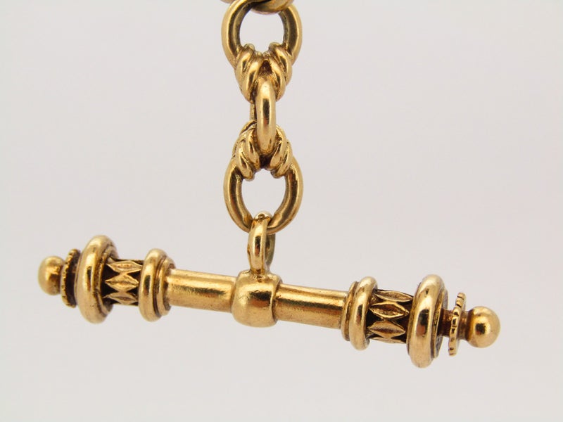 VINTAGE GOLD FOB NECKLACE 53 grams Carousel 2