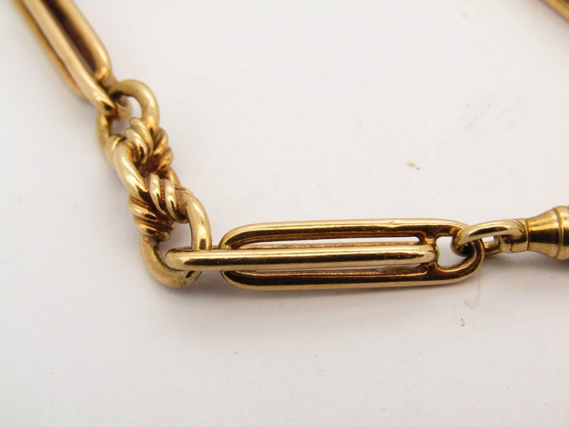 VINTAGE GOLD FOB NECKLACE 53 grams Carousel 3