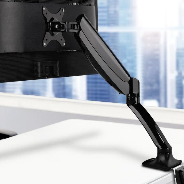 Artiss Monitor Arm Mount Single Gas Black Carousel 7