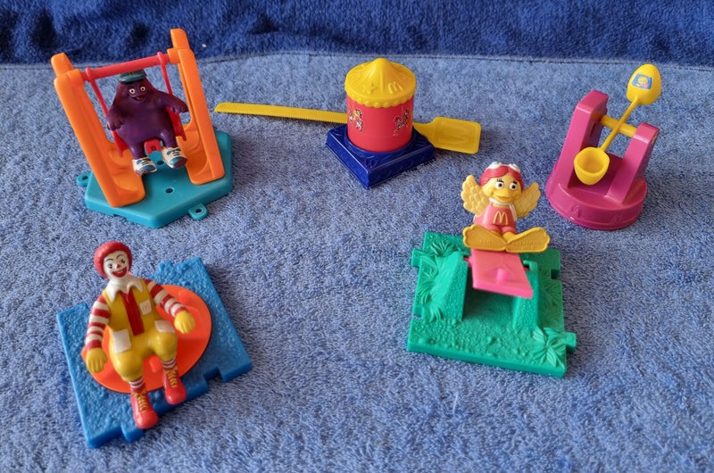 BULK VINTAGE MCDONALD'S Mc FUN PARK + CARNIVAL THRILLS HAPPY MEAL TOYS 1996 1997 Carousel 1