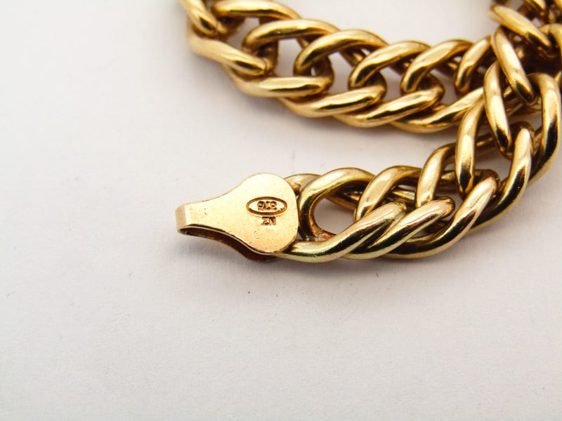 9ct Double Curb necklace 57grams Carousel 3