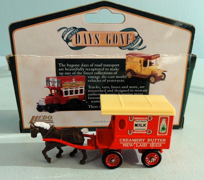Days Gone Horse Drawn Milk Float UNITED DAIRIES Carousel 1