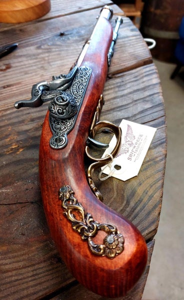 DENIX REPLICA 1882 French Percussion Pistol Carousel 2
