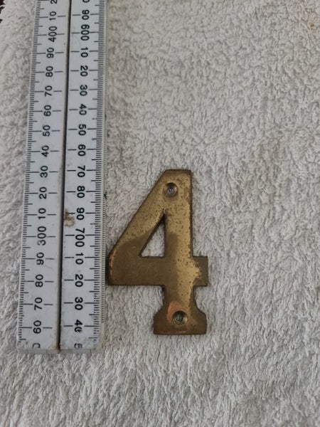 Brass number four Carousel 2