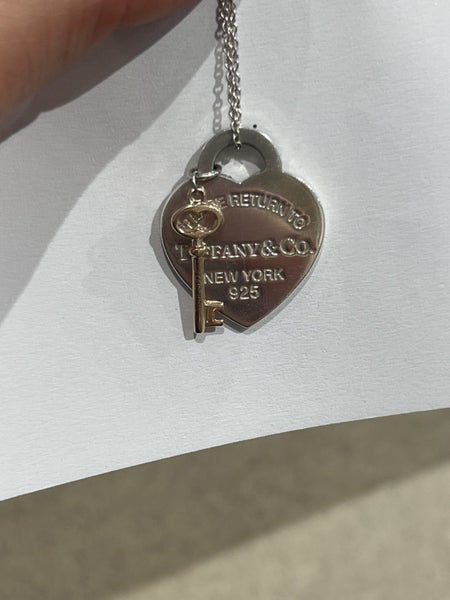 Tiffany and Co Heart Tag with Key Pendant Carousel 1