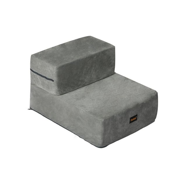 Pet Stairs 2 Step Ramp Portable Adjustable Climbing Ladder Soft Washable Carousel 1