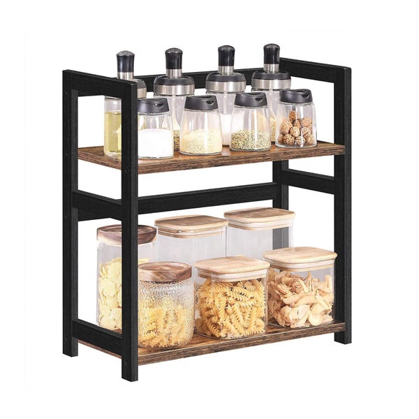 2-Tier Counter Shelf Organiser Carousel 1