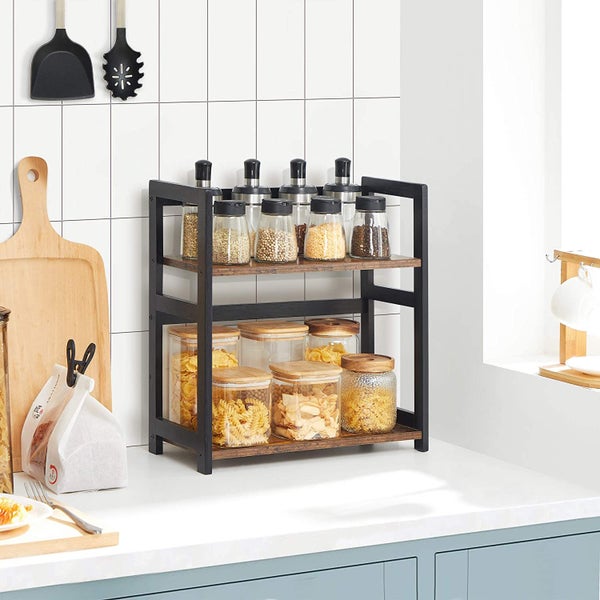 2-Tier Counter Shelf Organiser Carousel 2