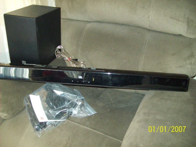 J B L Cinema Sound Bar and BOOM BOX FOR TVSB Carousel 1