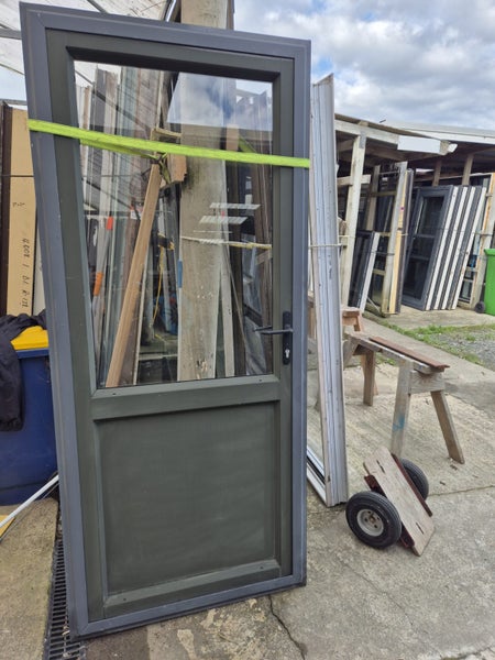 Aluminium door Opens inwards 2050 H x 890 W #PA1943 Carousel 1