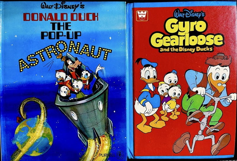 Original Vintage Walt Disney Comics and Pop-Up Book Bundle Carousel 1