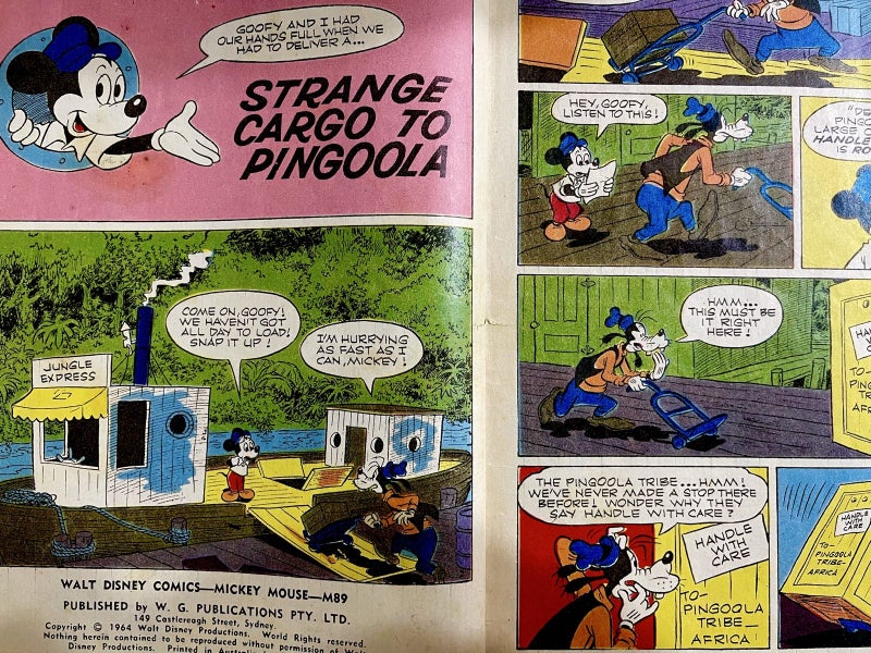 Original Vintage Walt Disney Comics and Pop-Up Book Bundle Carousel 11