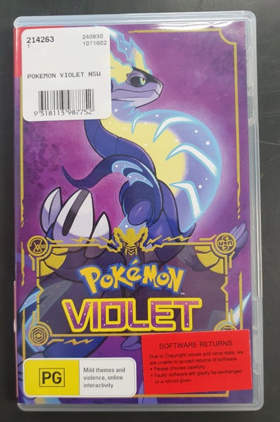 Pokemon Violet Nintendo Switch Game Carousel 1