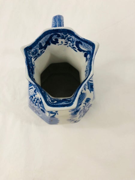 Antique Mason Ironstone ''Hydra'' Jug - Blue Willow (20791)62986061078659112