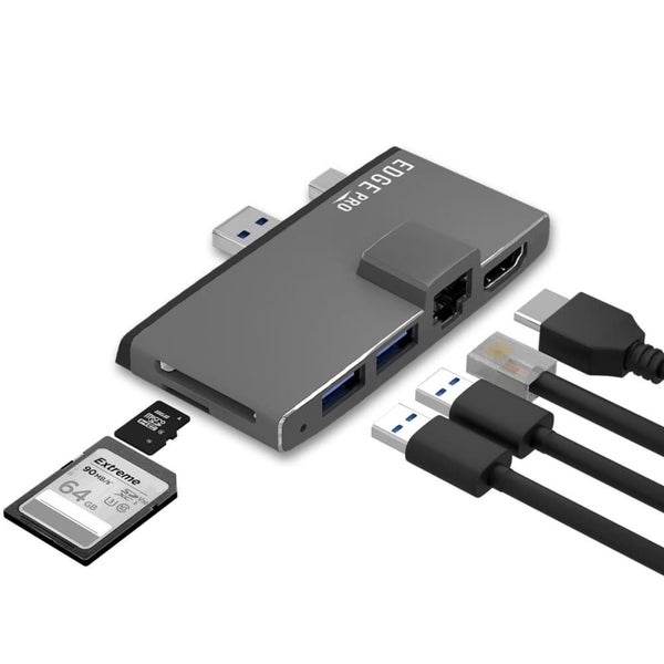 Mbeat Edge Pro Multifunction Usb- c Hub with Lan for Microsoft Surface Pro Ge... Carousel 1