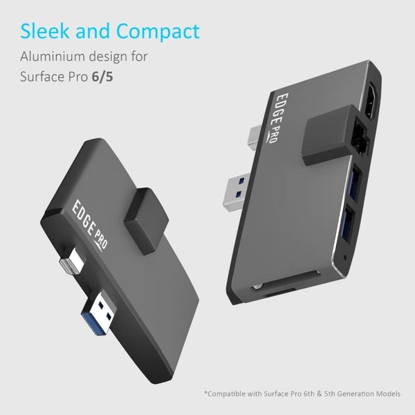 Mbeat Edge Pro Multifunction Usb- c Hub with Lan for Microsoft Surface Pro Ge... Carousel 2